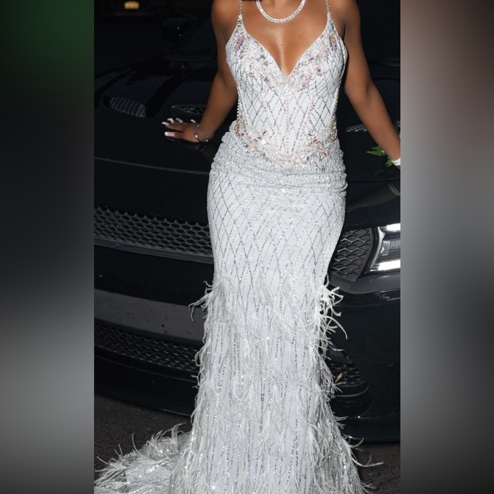 Silver Portia and Scarlett Silver Mermaid Dress